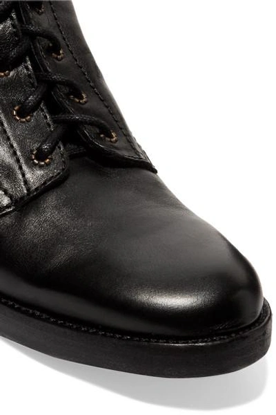 Shop Isabel Marant Teylon Studded Leather Ankle Boots In Black