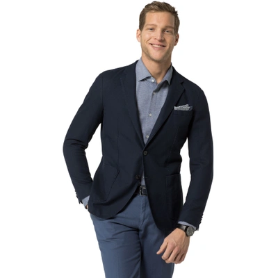 Tommy Hilfiger Tailored Collection Cotton Blazer - Navy