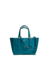 COACH Crosby Mini Carryall in Smooth Leather,1208399TEAL/GOLD