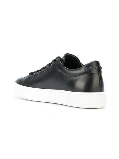 Shop Tod's Lace Up Sneakers - Black