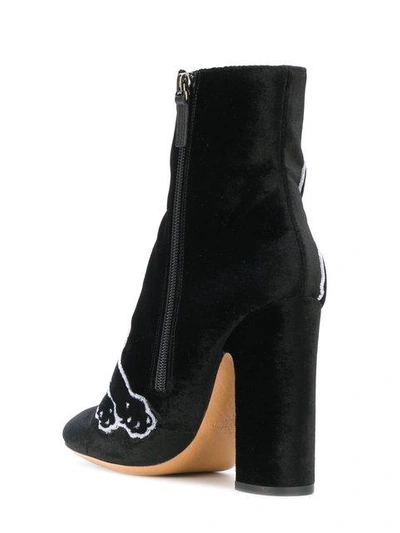 Shop Valentino Garavani Panther Ankle Boots - Black