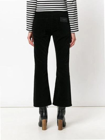 Shop Citizens Of Humanity Flared Cropped Trousers - Black
