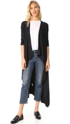 ENZA COSTA RIBBED DUSTER CARDIGAN