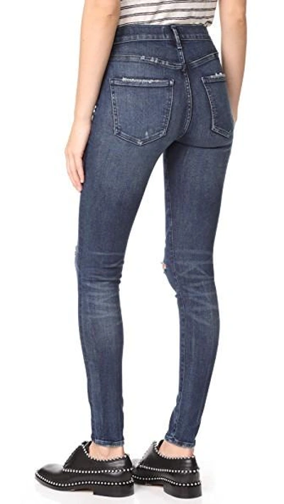 Shop Agolde Sophie High Rise Skinny Crop Jeans In Dare