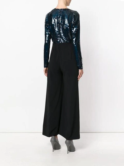 Shop Stella Mccartney Sequined Bodice Jumpsuit In 1001