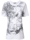 Alexander Mcqueen Woodland Print T-shirt