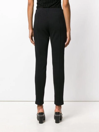 Shop Alexander Wang Cropped Slim-fit Trousers - Blue