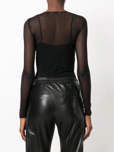 Shop Faith Connexion Lace Bodysuit In Black