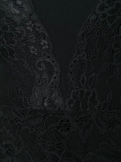 Shop Faith Connexion Lace Bodysuit In Black