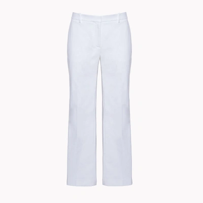 Theory Slim Crop Pant - White