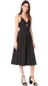 ALEXANDER WANG T DRESS WITH FRONT KEYHOLE