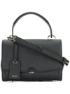 DKNY classic top handle tote,CALFLEATHER100%