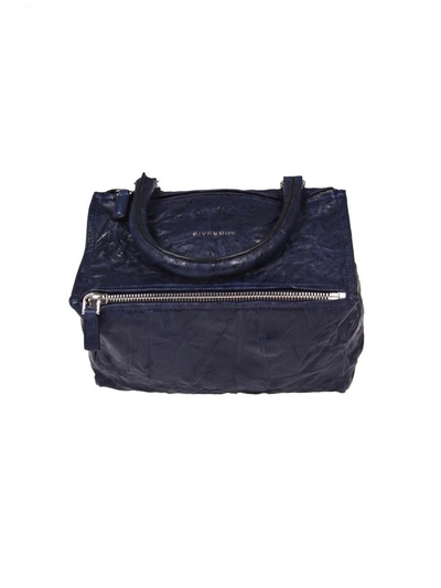 Shop Givenchy Pandora Small Tote In Night Blue