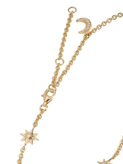 Shop Shay Moon And Starlet Anklet In Metallic