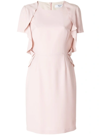 Blugirl Draped Sleeve Dress In Cipria