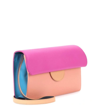 Shop Roksanda Efima Leather Shoulder Bag In Multicoloured