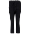 HAIDER ACKERMANN CROPPED COTTON TROUSERS,P00261605