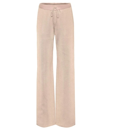 Bottega Veneta Wool And Silk-blend Trousers In Beige