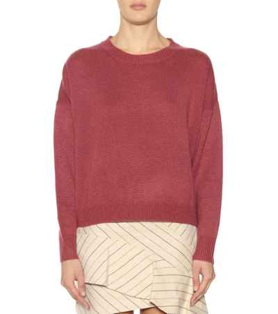 Shop Isabel Marant Charis Cashmere Sweater In Pink