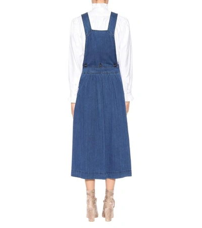 Shop Chloé Denim Dress In Er45d