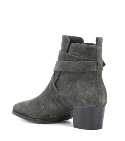 Shop Tod's Suede Ankle Boots In Female