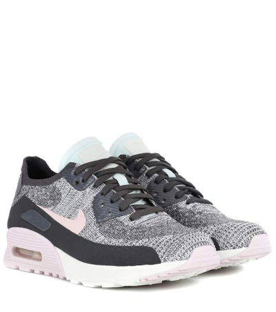 Nike Air Max 90 Ultra 2.0 Flyknit Black And Pink Sneaker In Bianco |  ModeSens