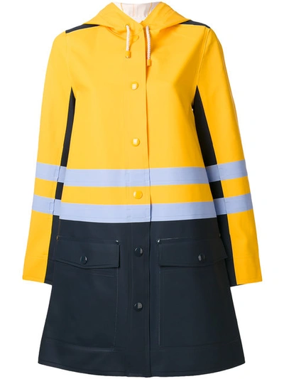 Shop Marni X Stutterheim Rain Coat - Yellow