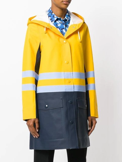 Shop Marni X Stutterheim Rain Coat - Yellow