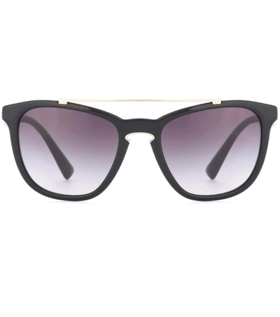 Valentino Va4002 Square-frame Sunglasses In Blue