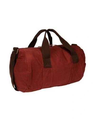 Shop Timberland Travel & Duffel Bag In Maroon
