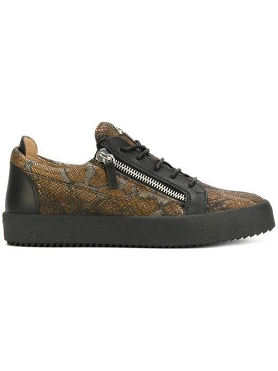 Shop Giuseppe Zanotti Frankie Low-top Sneakers