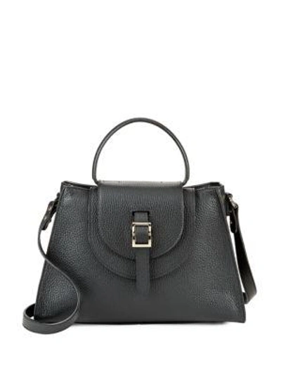 Meli Melo Flavia Leather Crossbody Bag In Black