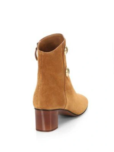 Shop Chloé Orlando Suede Boots In Natural Brown