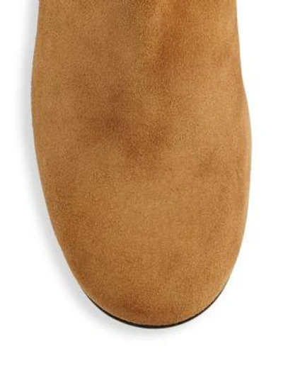 Shop Chloé Orlando Suede Boots In Natural Brown