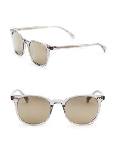 Shop Oliver Peoples L.a Coen  49mm  Square Sunglasses In Grey
