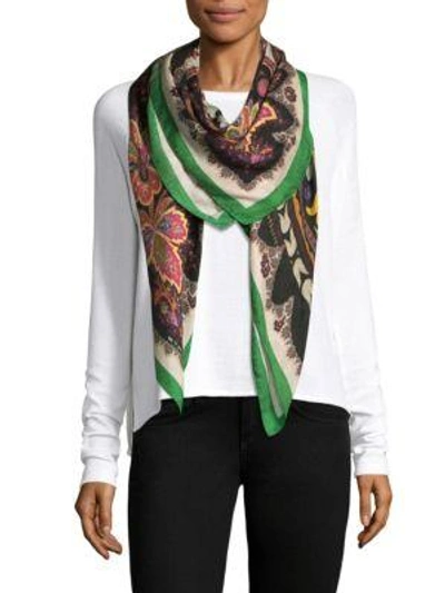 Etro Floral-print Scarf In Multi