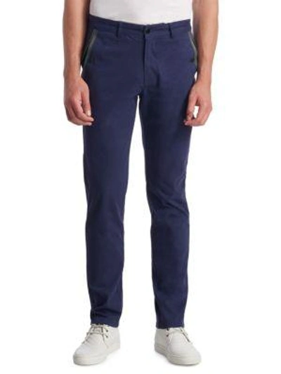Shop Madison Supply Slim-fit Pants In Peacoat