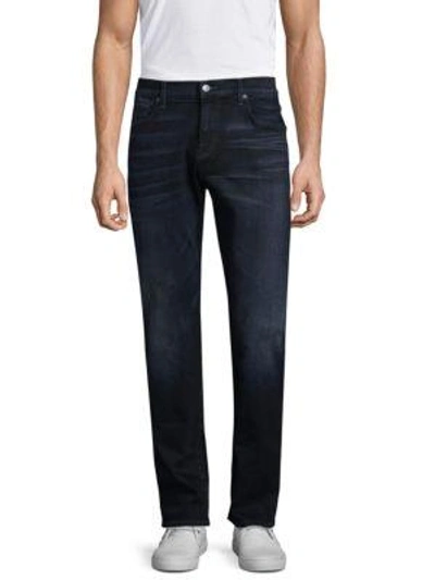 7 For All Mankind Straight Fit Jeans In Parallax