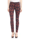 7 FOR ALL MANKIND Rose Printed Trousers,0400093967041