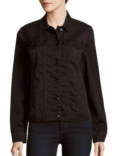 Joe's Jeans Anita Cotton-blend Solid Jacket In Black