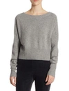 Theory Cashmere Boat Neck Sweater In Light Winter