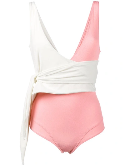 Shop Lisa Marie Fernandez Pink Dree Louise Swimsuit