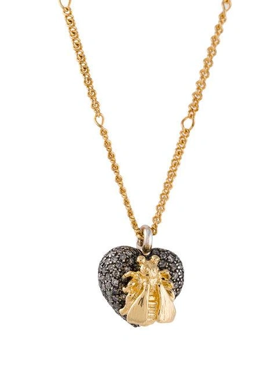 Shop Gucci 18kt Gold Bee Le Marché Des Merveilles Necklace