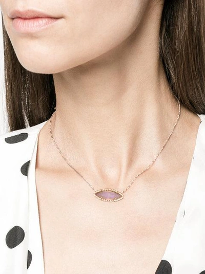 Shop Kimberly Mcdonald Opal & Diamond Pendant Necklace In Metallic