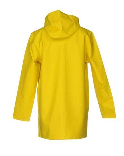 Shop Stutterheim Full-length Jacket In Yellow