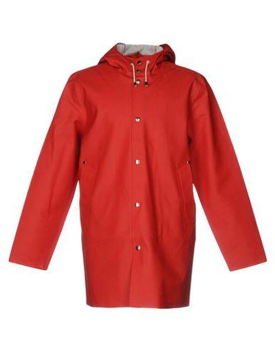 Shop Stutterheim Full-length Jacket In Red
