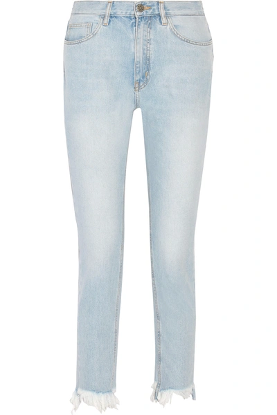 M.i.h. Jeans Mimi High-rise Frayed Slim-leg Jeans