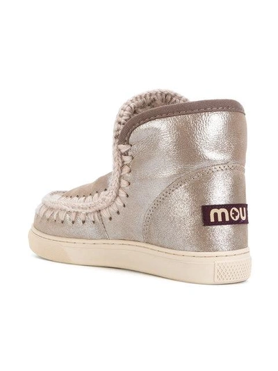 Shop Mou Eskimo Boots - Neutrals