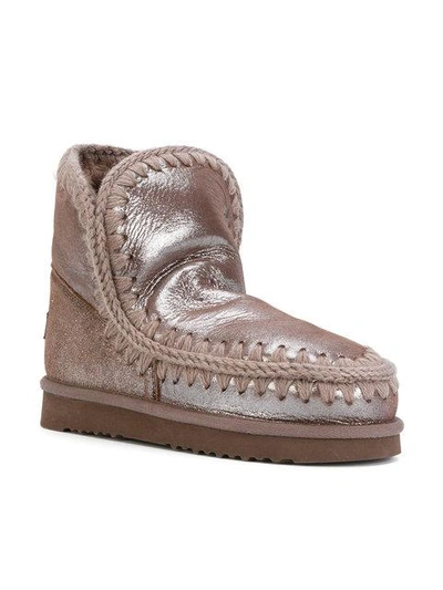 Shop Mou Eskimo Boots - Brown