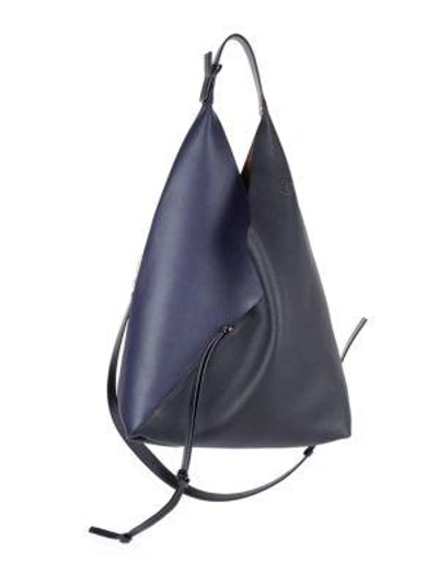 Loewe Open Sling Bag In Midnight Blue